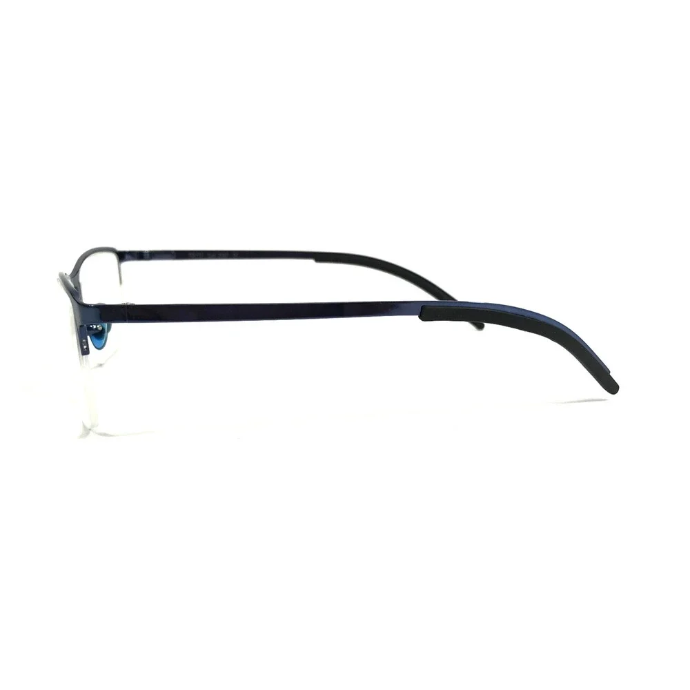 Tom Davies Eyeglasses Frames TD771 Col. 2323 Shiny Ice Blue Half Rim 53-18-135
